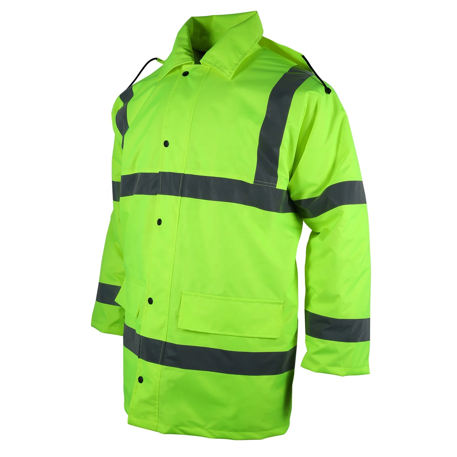 ANSI класс 3 Hivis зимняя теплая флисовая толстовка Светоотражающая Защитная