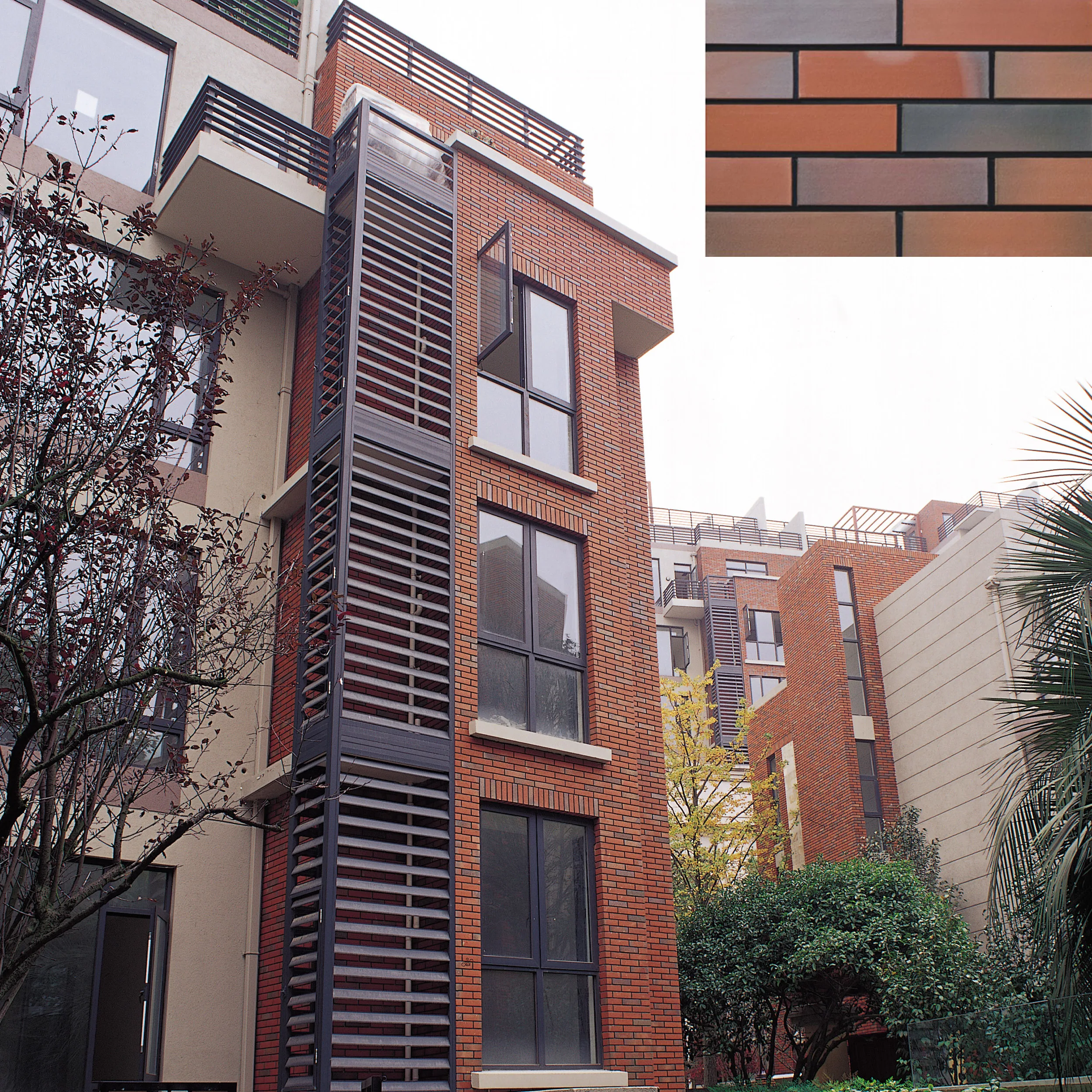 240*60*10mm Reclaimed  clay veneer bricks