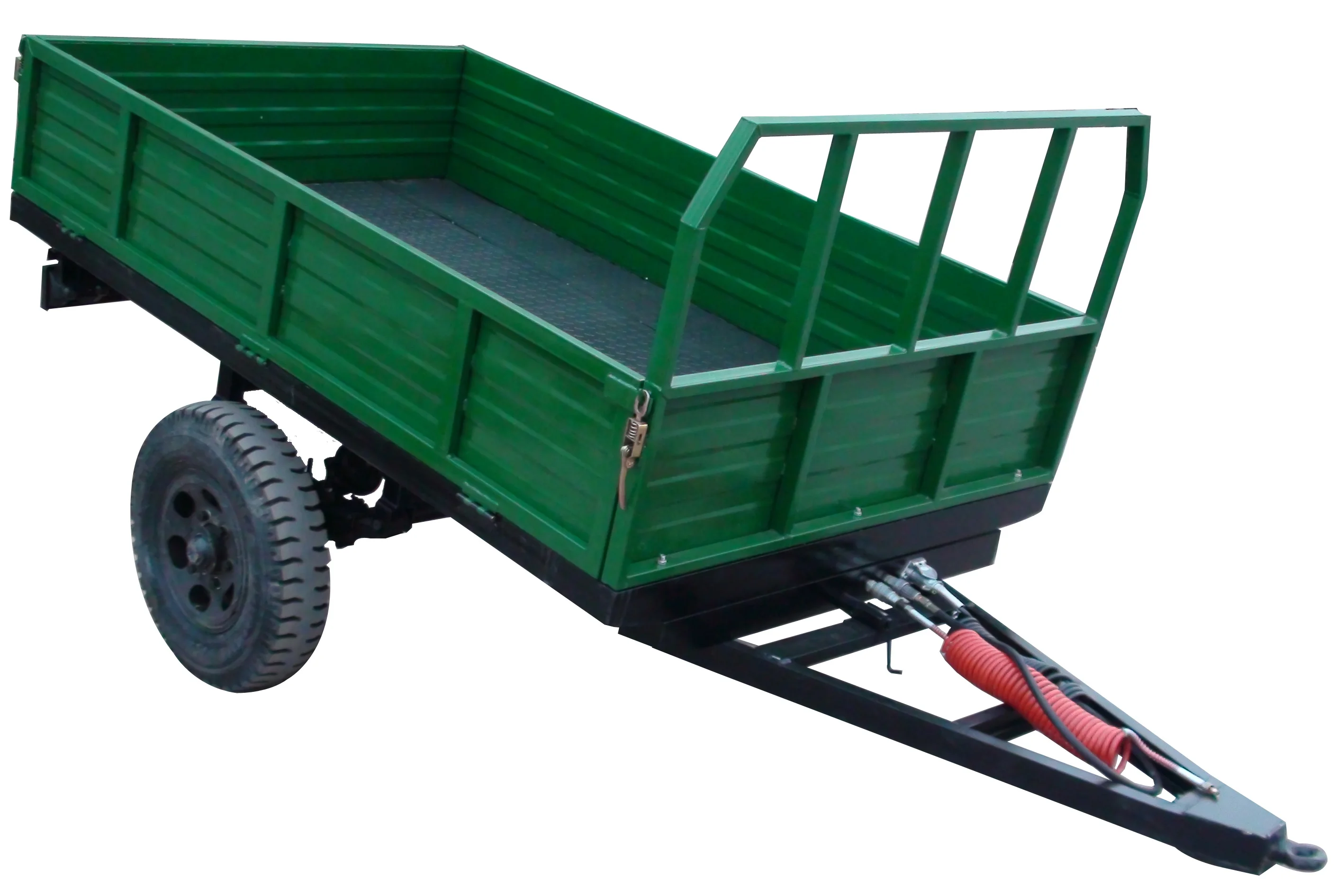 Factory produces 1.5 to 5 tons of agricultural dump trailers, single axle trailers