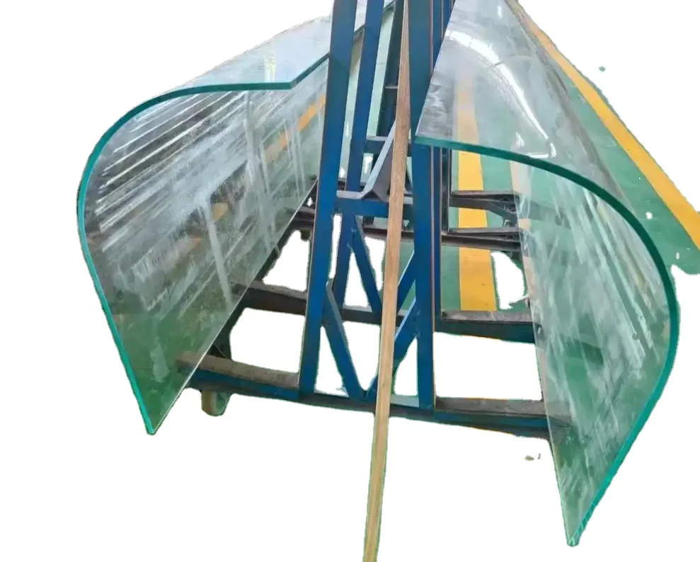 large tempered glass thermal break aluminum heavy transparent tempered glass room decider metal frame double side