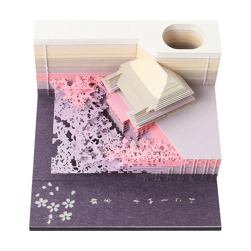 Sticky Notes Custom Memo Pads Kiyomizu Temple Building Notepads Custom Logo Printed Kawaii Stationery