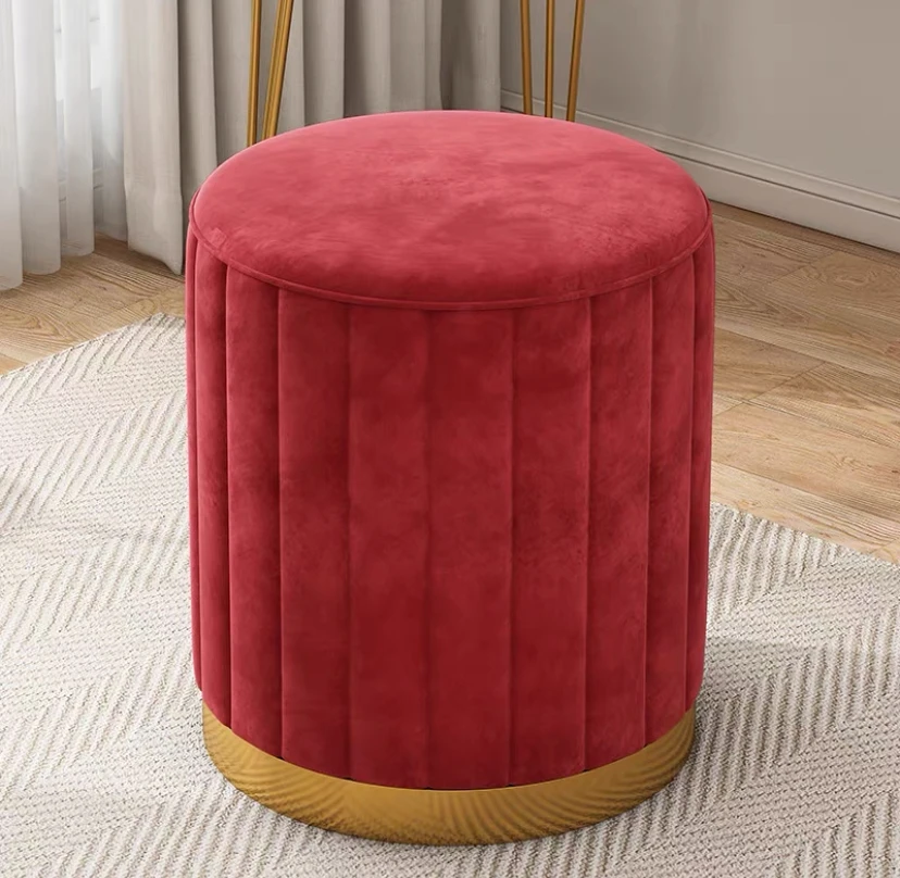 contenitore container ottoman Antique Pink velvet Pouf in velluto Rosa Antico