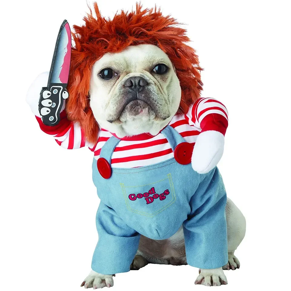 Fancy Design Fashion Soft Fleece Apparel Cat Pet Clothes Halloween Dog Costume Winter