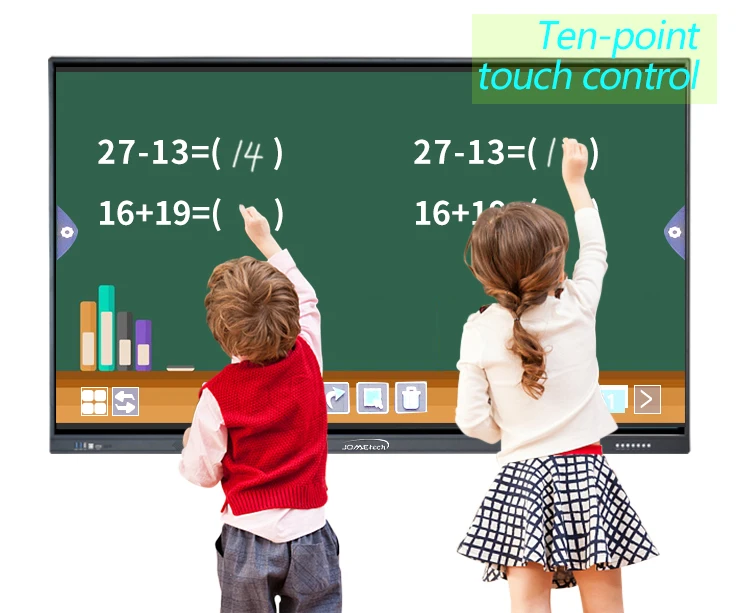65/75/86/100 Inch  4K Multi-Touch Smart Interactive Flat Panels for Classrooms  Office Meetings  Enhance  Interactive Boards