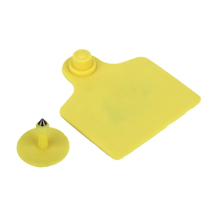 Индивидуальный радиочастотный микрочип для домашнего скота фермы ТПУ LF/UHF rfid Ушная бирка