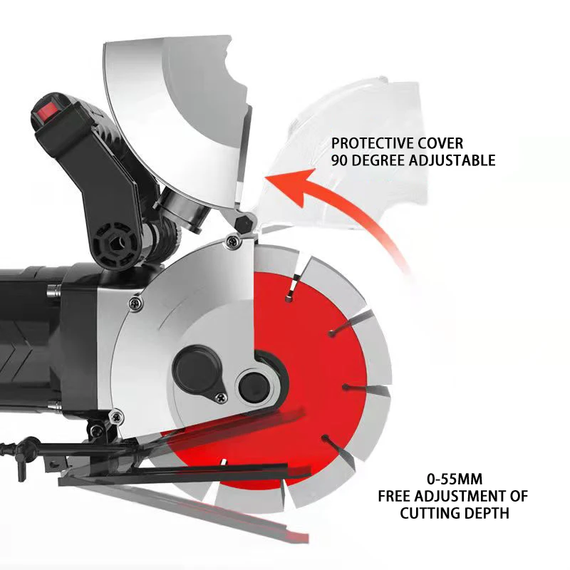 MRY 5000W 5800r/min  150mm wall chaser cutting machine electric wall chaser