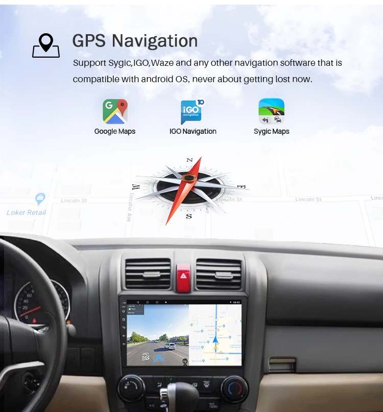 9 дюймов Android автомобильный DVD плеер Gps навигации автомобиля видео WIFI BT FM Аудио универсальный Радио