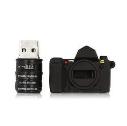 Cartoon Camera USB Flash Drive 2.0 1GB 2GB 4GB PVC 8GB Pendrive 3.0 16GB  USB Memory Stick 32GB Creative Gifts Pen Drive 64GB