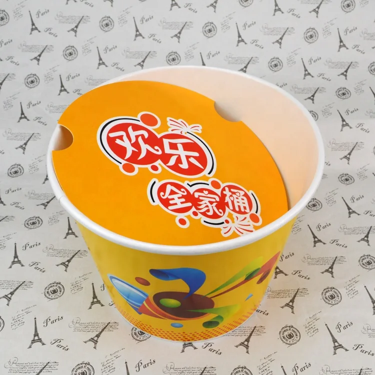 Take away Disposable KFC Chicken Paper Bucket
