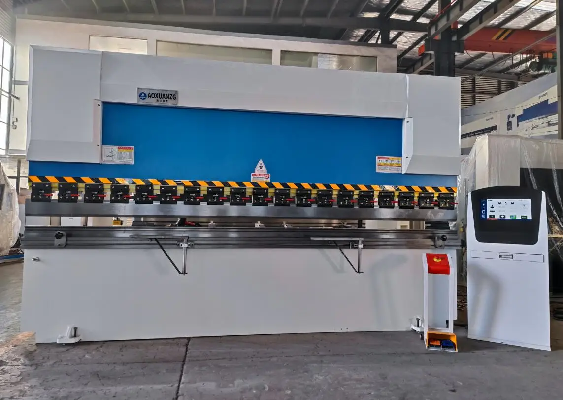 NEW Design Tp10s Controller 160Ton 3200mm CNC Hydraulic Press Brake with 4+1Axis