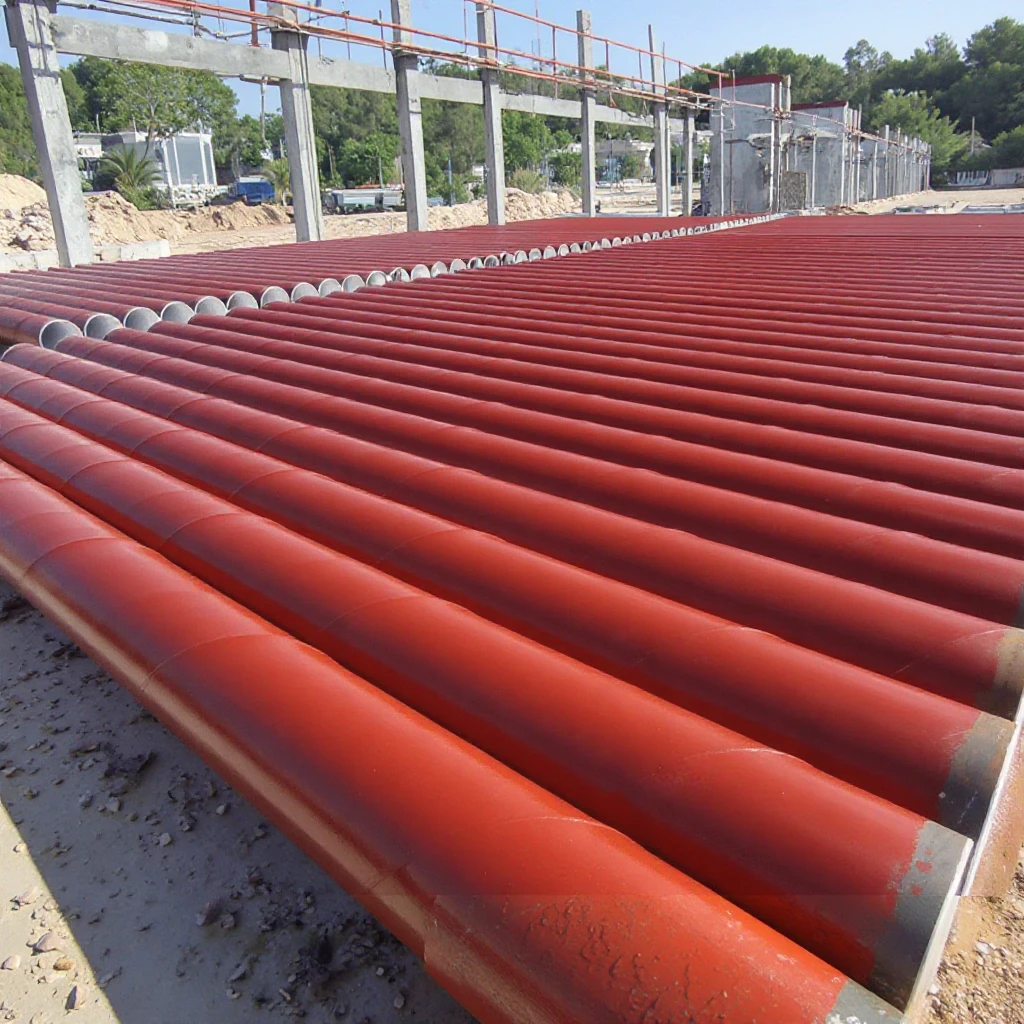 ASTM API Certified High Performance Epoxy Powder Coating for Smooth Steel Pipe Urban Water Supply System Anticorrosive Measures