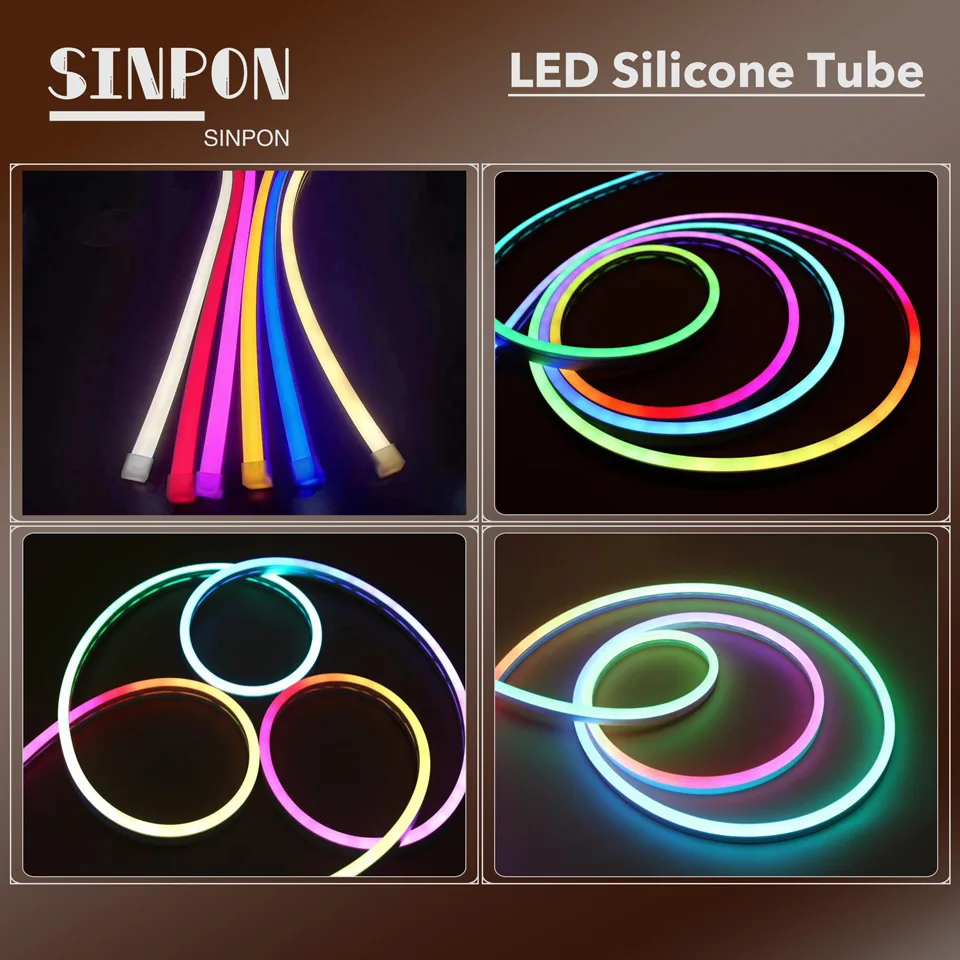 High Quality Mini Diffuser 6X6Mm Flexible Neon Led Silicone Tube For 3Mm Pcb Led Light Strip Silicone Tube