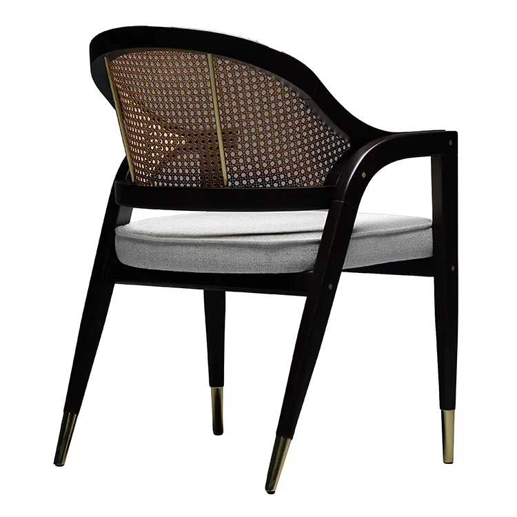 Customized Luxury Dining Chair Wood Dining Room Chair with Removable Cushion for Modern Restaurant or Homes