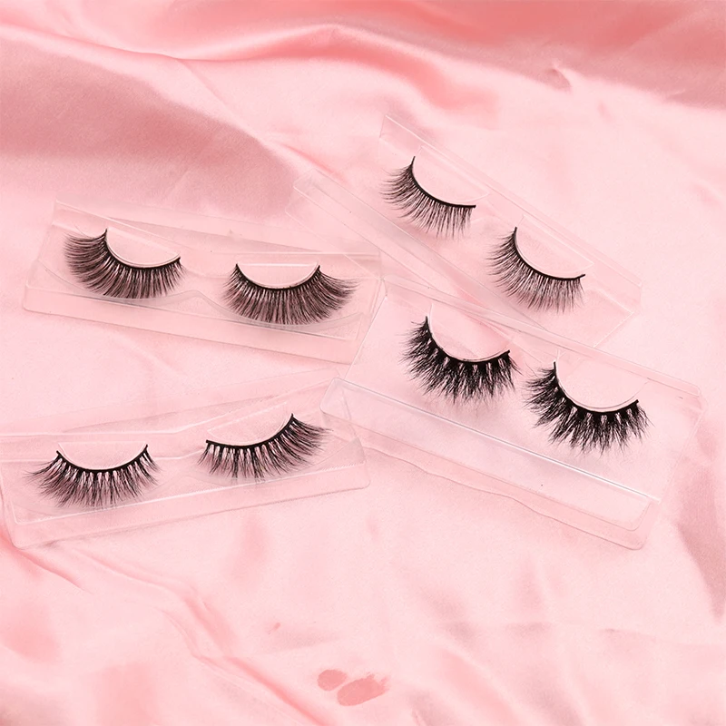 Qingdao lash manufacturer Innovative Design Premium 3d faux mink eyelashes Private Label fake lashes mink silk eyelashes