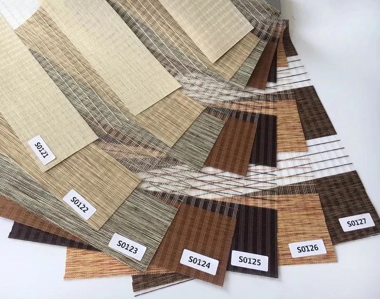 wooden window blinds    Day and Night blackout blinds   fabric 	 blinds for window roller BOMBOOK
