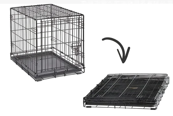 Folding Dog Cage Small Dog Pet Cage Bottomless Dog Cage