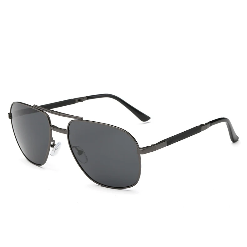 sports LEK high quality mens polarized ip plating metal aviation fashion folding sunglasses for driving