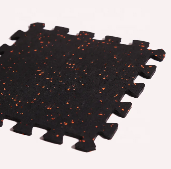 Best Puzzle Gym Interlocking rubber tiles/gym rubber floor rolls/sports rubber mat