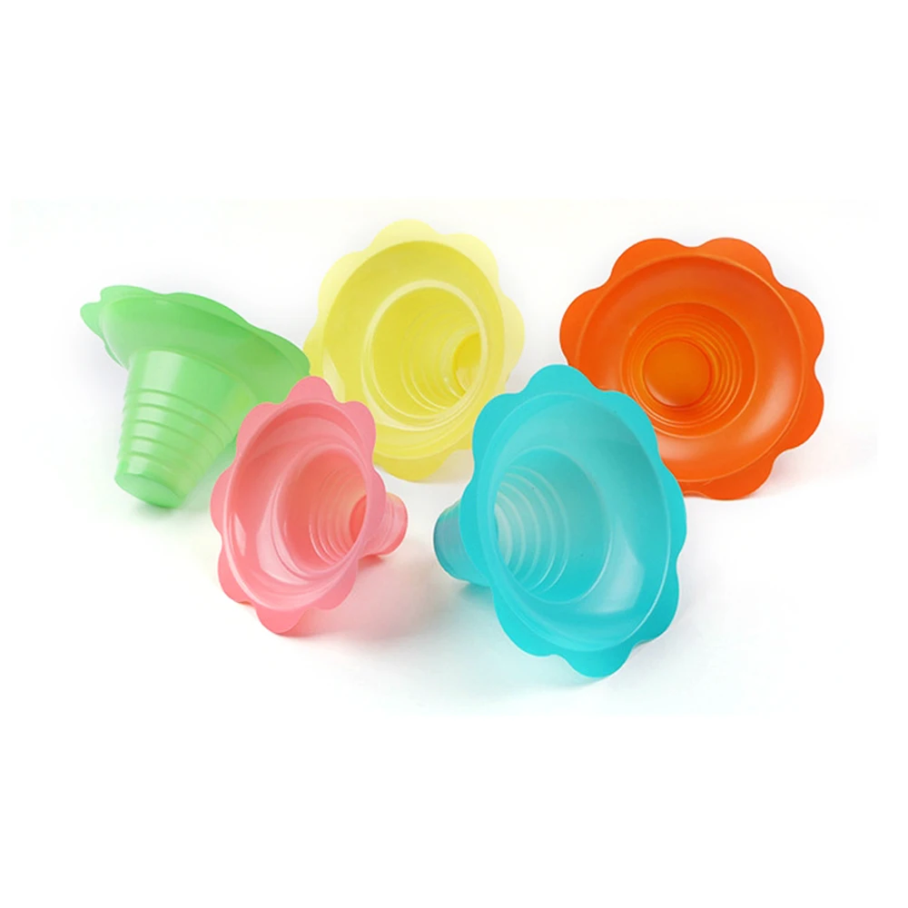 Food Grade PET Plastic BPA free 450ml 8oz disposable Colorful Snow cone shaved ice cream flower cups