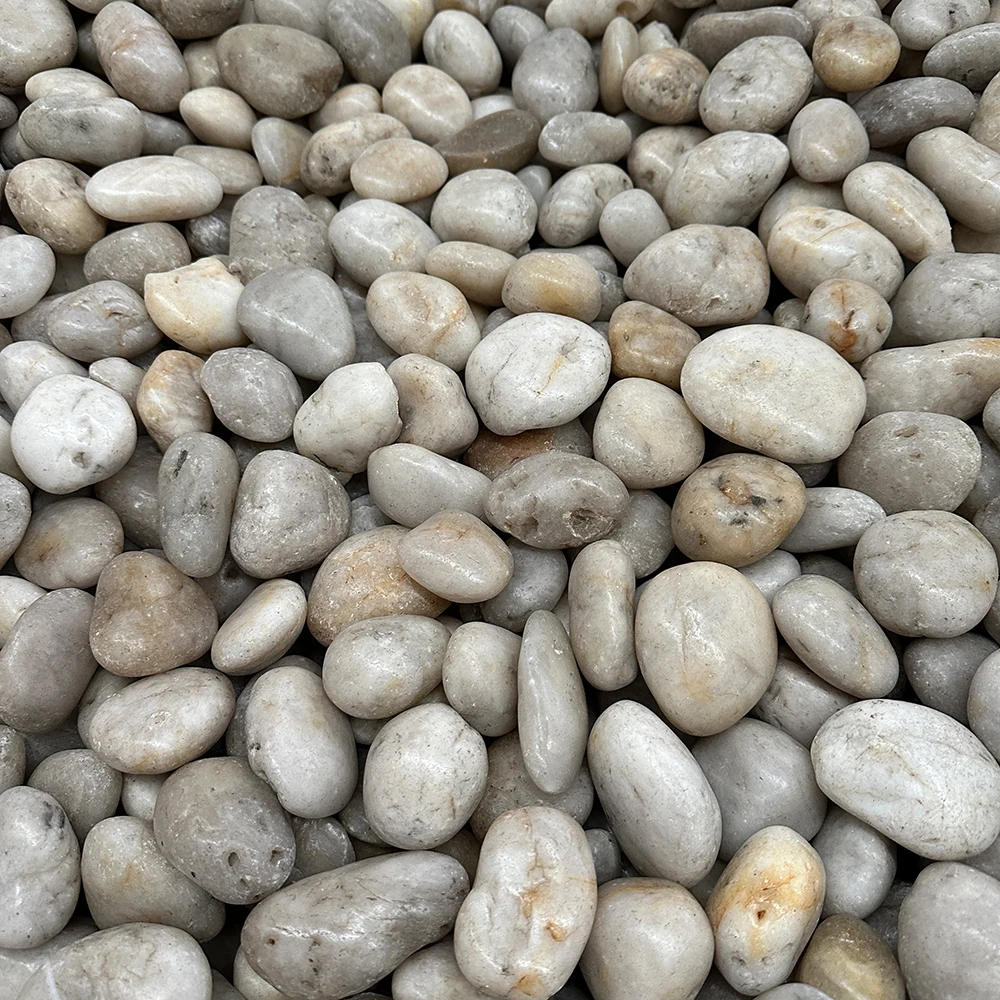 Garden Decoration white Stone River Cobbles Landscape Pebbles