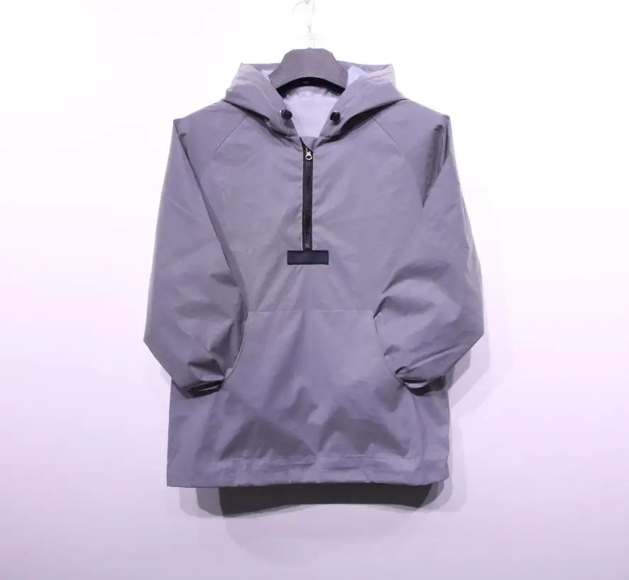 Wholesale Half Zip Pullover Reflective Windbreaker Jacket Man