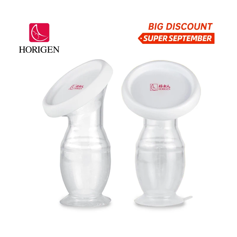 manual silicone breast pump hand use comfortable breastfeeding pump liquid breast milk collector