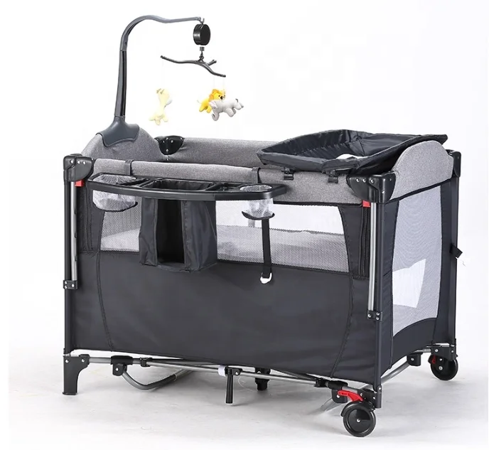 2023 new Baby cot bed crib Removable baby bassinet with diaper table multifunctional set bed for bedroom and beds newborn baby