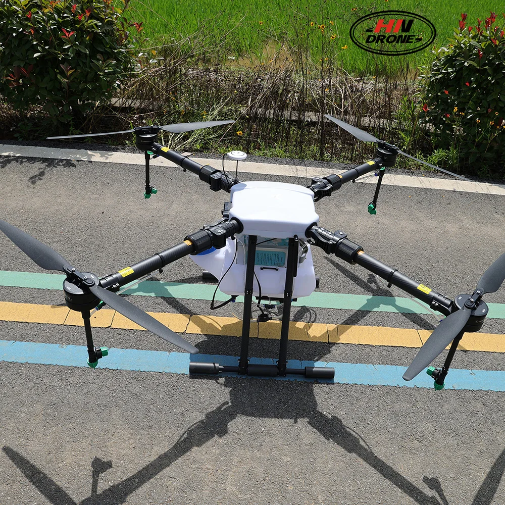 Сельскохозяйственный Дрон распылитель вертолет 4 оси с двигателем Hobbywing X8 резервуар для воды объемом 10 л/16 л/20 л