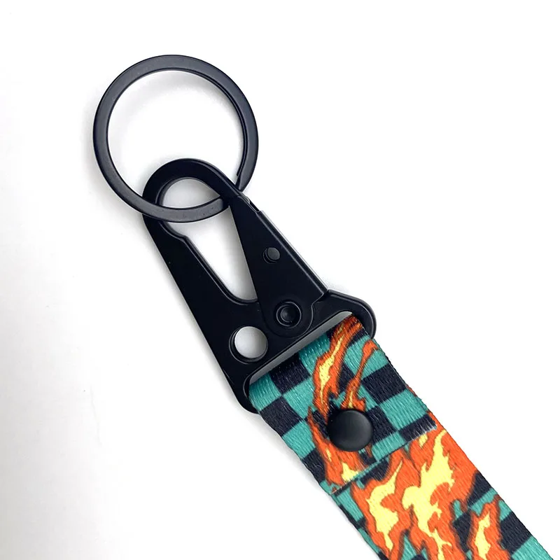 YYX Jettags Anime Cartoon Custom Sublimation Logo Wrist Short Lanyard Keychain as Promotional Gifts