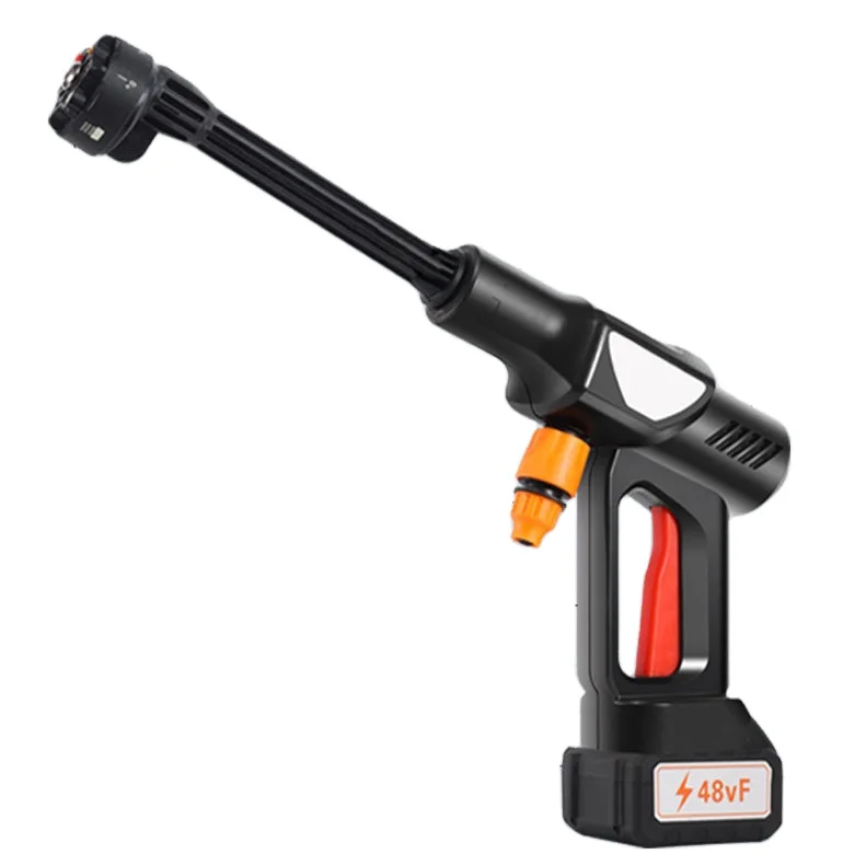 Cordless High Pressure Car Wash Gun Washer 24V 30Bar Foam Generator Water Gun Spray Cleaner Auto Car Washing Machine