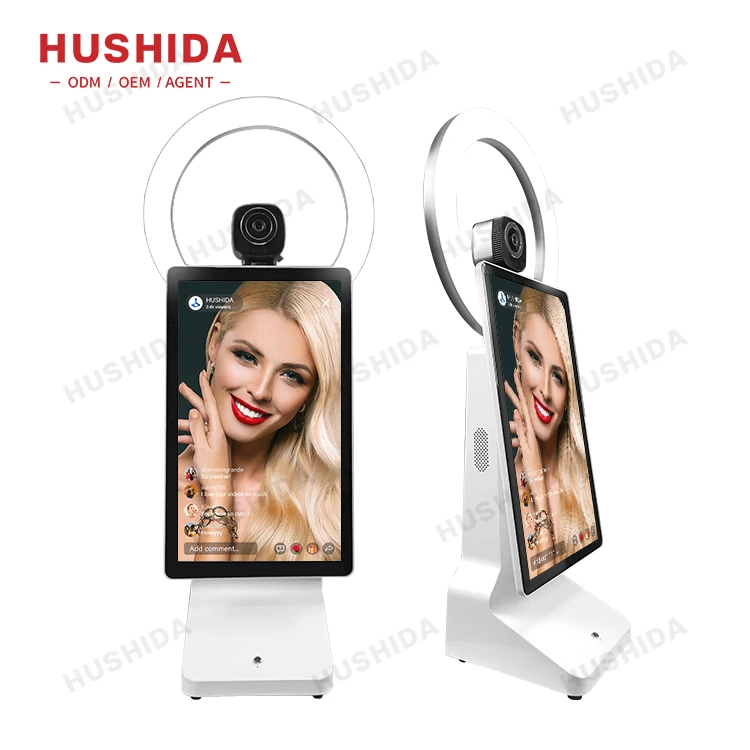 Fatory price live streaming broadcast equipment live streaming android system with Beauty light