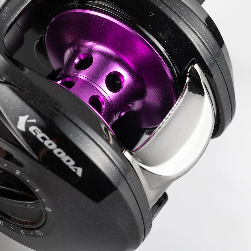 ECOODA EBS 10 6KG Drag Power Freshwater and Saltwater Bait Casting Fishing Reel 6.2:1 Fishing Wheel