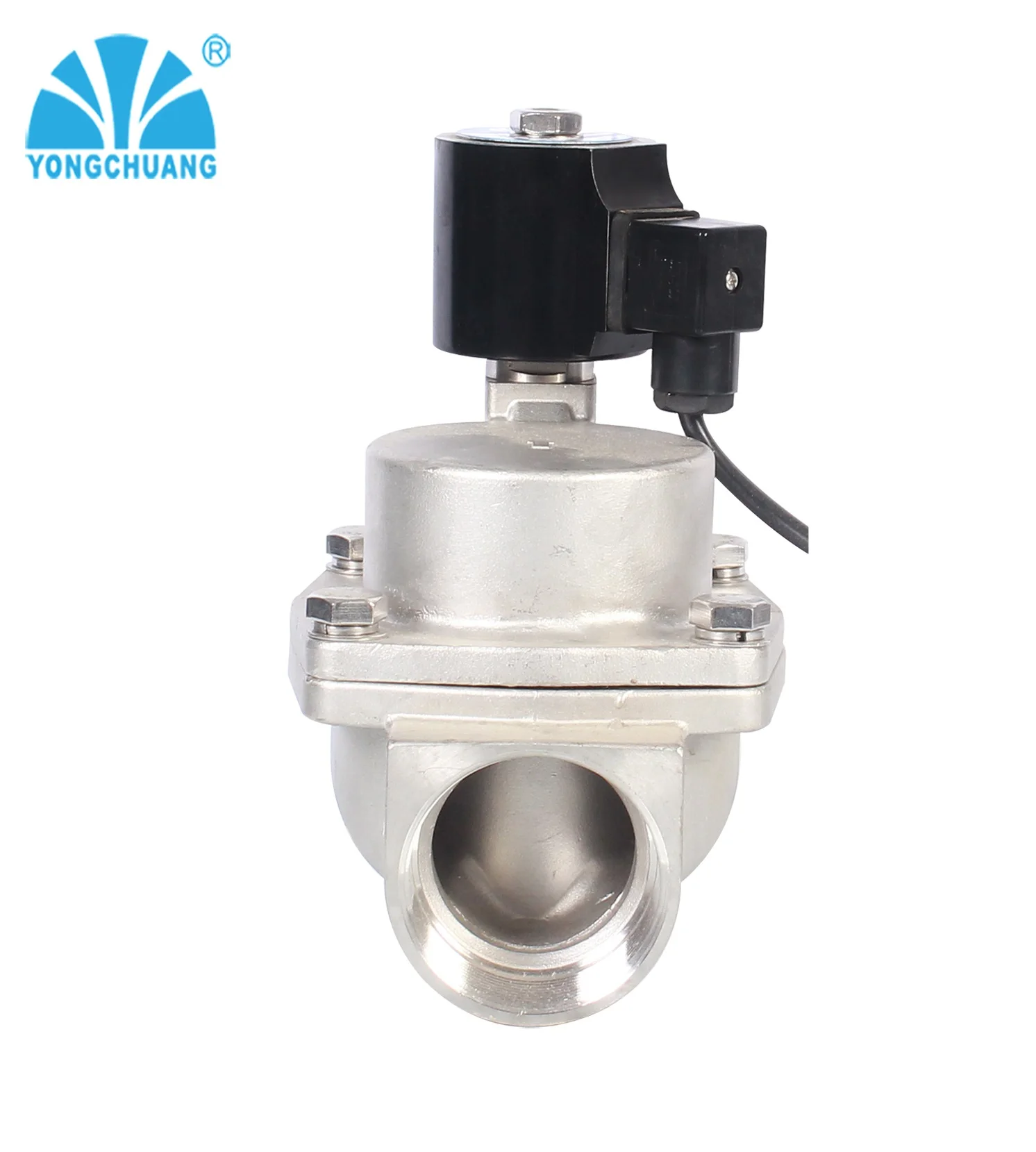 Yongchuang YCDF2 IP68 12v quick response 2 inch air blasting solenoid valve water 220v for fountain