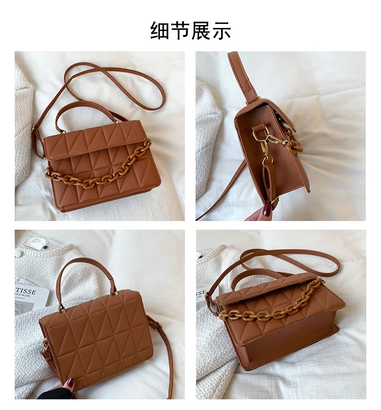 New Popular Mini Handbag for Women Fashion Niche Crossbody Bag Trend Embroidered Thread Women Handbag Crossbody