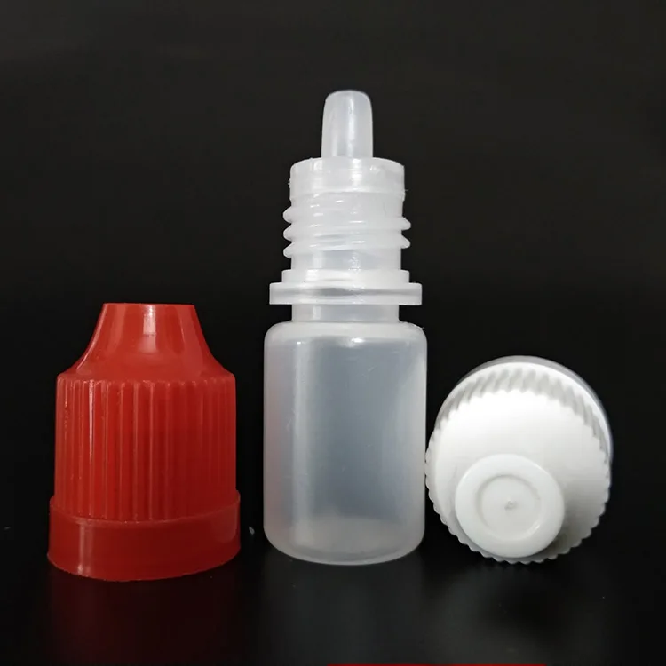Childproof Cap 3ml 5ml 10ml 15ml 20ml 30ml 50ml 60ml Ldpe Squeeze Plastic Dropper Bottle For Eye Drops