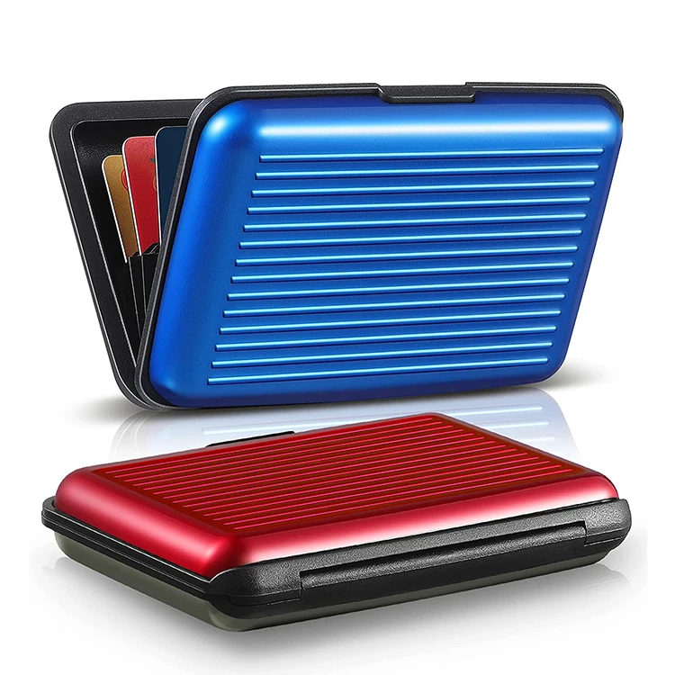 Hot Atm Wallet Men Credit Card Holder High Quality Business Aluminium Alloy Card Case
