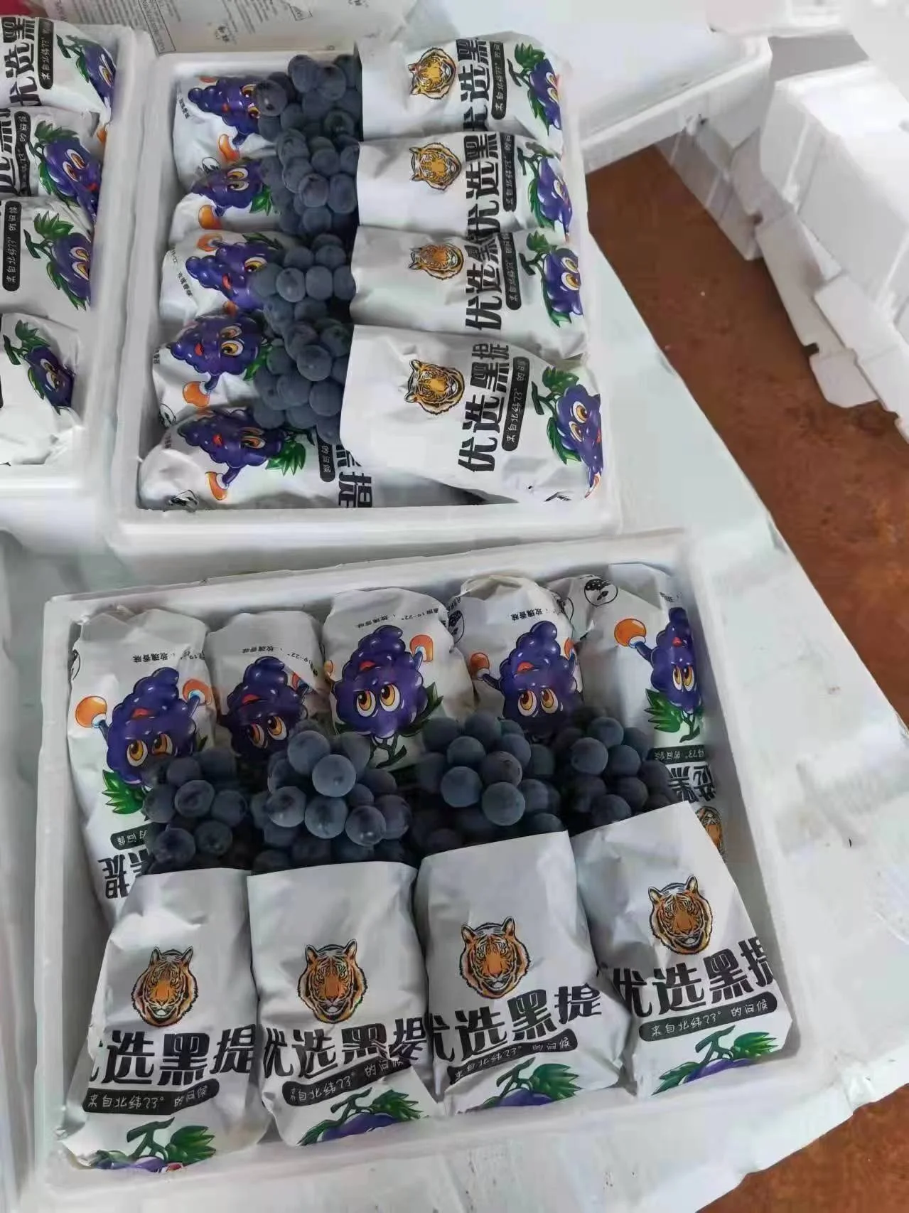 Top selling wholesale fresh black seedless grapes sweet grapes