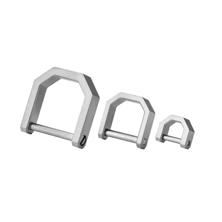 2024 New high quality detachable key ring Titanium alloy D ring detachable key ring buckle luggage backpack bag