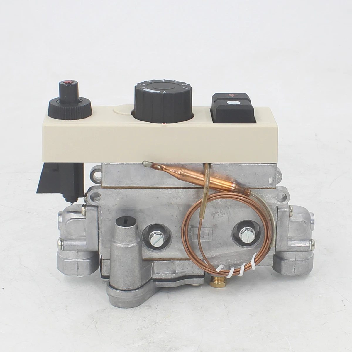 Gas water heater temperature control valve