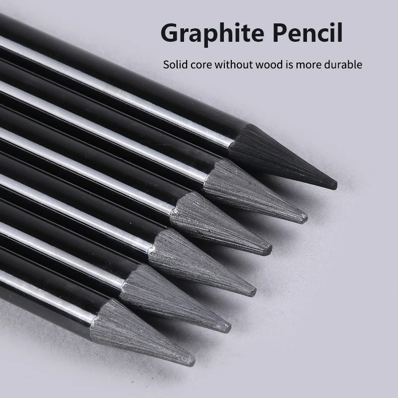 Giorgione G-WM3200 Artist Sketch Graphite 6pcs Charcoal Pencils Set For Sketching and Drawing