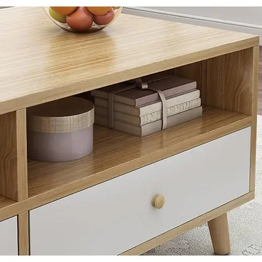 
Hot Sales modern living room furniture cheap coffee table tea table with metal legs 