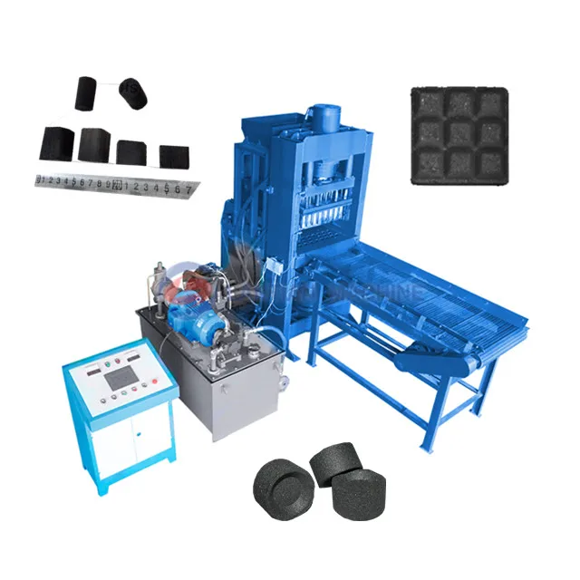 Fast Delivery Hydraulic Coconut Shell Shisha Hookah Charcoal Briquette Machine Price