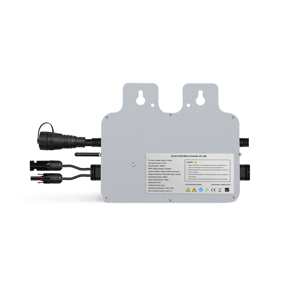 Smart app wifi monitoring Micro inverter 400w pv module 400w dc to ac on grid solar micro inverter