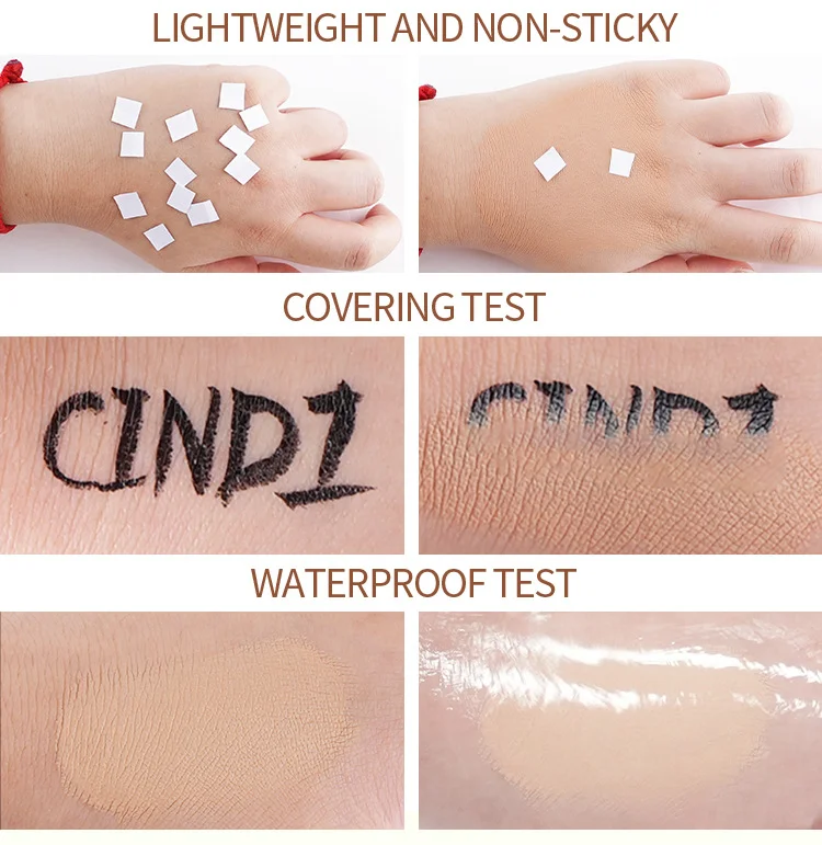 Wholesale Vegan Make up Foundation Long Lasting Full Coverage Liquid Matte Foundation Cream No Logo