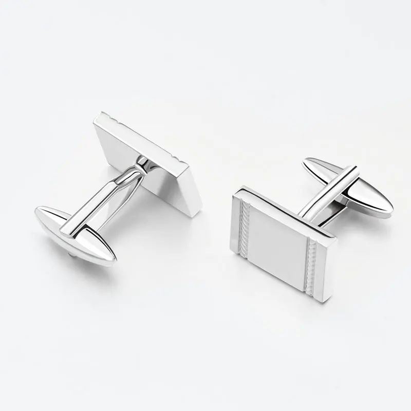 Kaidvll Mens Cufflink Golden Silver Color 32 Choice Square Round Design High-grade Cufflinks Trendy Cufflinks For Mens