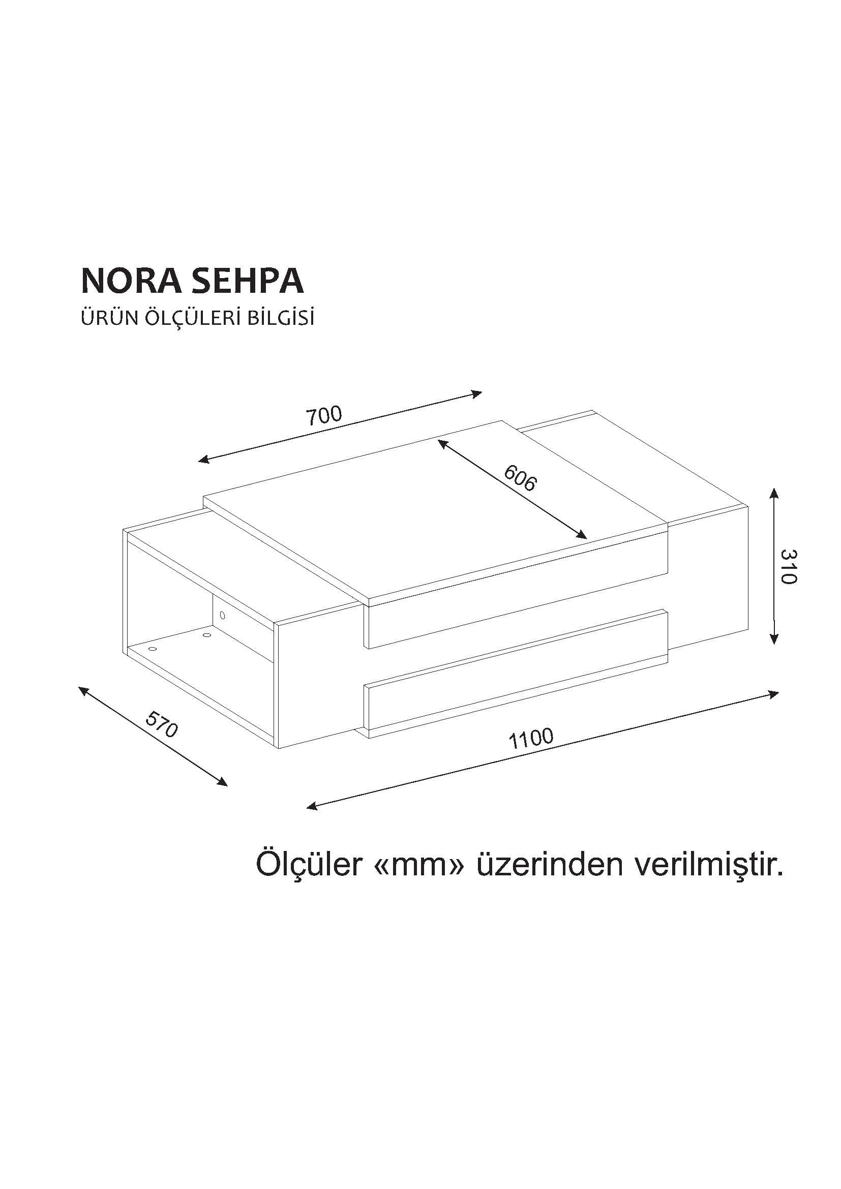 Nora Decorative Luxury Wood Coffee Table Design White Walnut Living Room Coffee Table