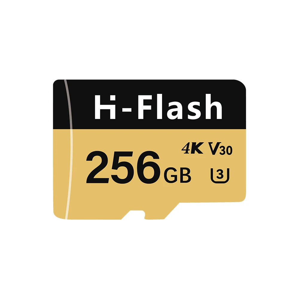 H-Flash High Speed Memory Card U3 4K V30 Data Recorder 8G 32G 64G 128G 256G 512G 1TB TF Card Monitoring Memory SD Card