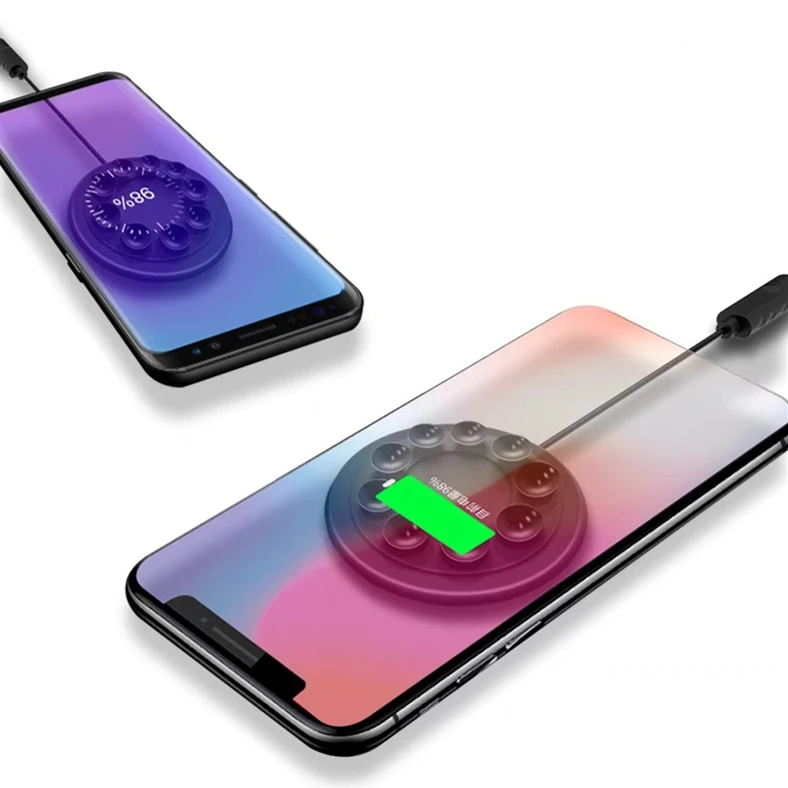 
QI Portable Wireless Charger Wireless Sucker Charger Pad Fast Charging Pad 10W for Samsung Galaxy Note 8 S8 For iPhone XS MAX 