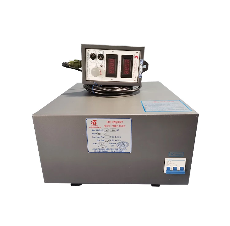 Adjustable Aluminum Anodizing Rectifier Machine Electroplating Electrolysis Dc 24v 300A Anodizing Power Supply
