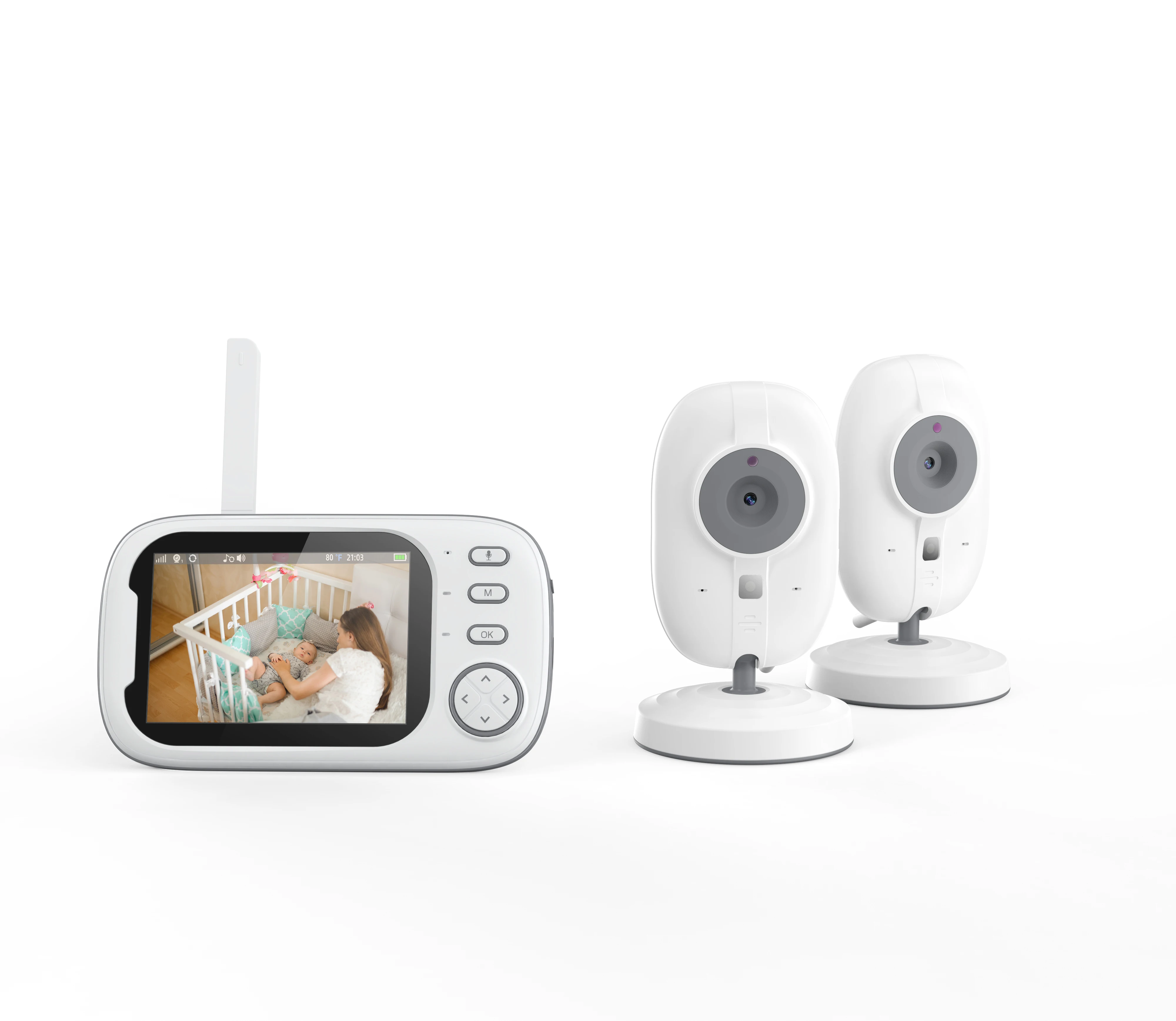 3,5 дюймов ЖК-дисплей VB603 ночного видения беспроводная IP камера 2 аудиоданных контроля температуры видео радионяня